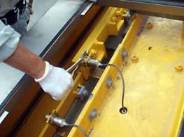 検知器の位置調整